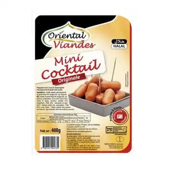 ORIENTAL VIANDES Mini saucisses cocktails à l'orientale Halal