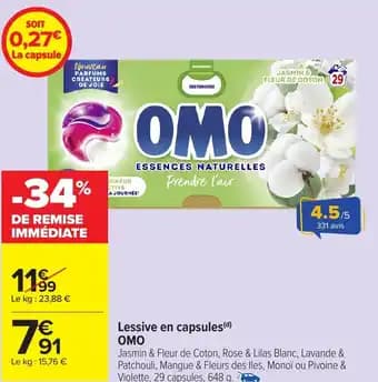 Promotion Exclusives de 2
Omo : Découvrez l'Offre incontournable