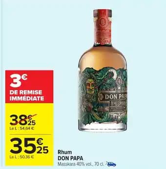 DON PAPA Rhum 70 cl