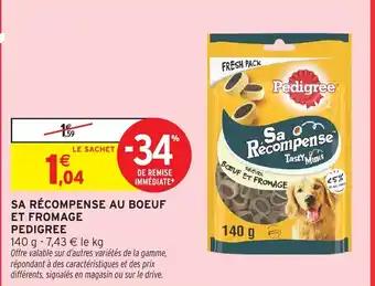 PEDIGREE Sa récompense au boeuf et fromage 140 g