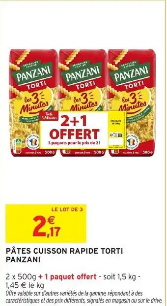 Promotion Exclusives de 13
Panzani : Découvrez l'Offre incontournable