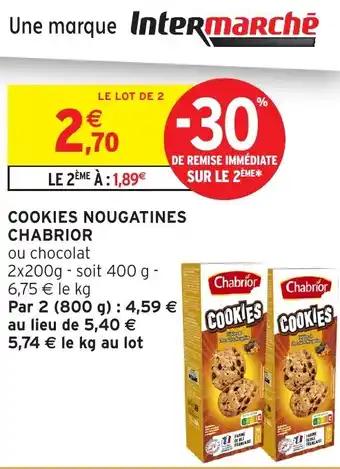CHABRIOR Cookies nougatines 400 g
