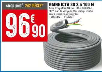 Gaine icta 3g 2,5 100 m