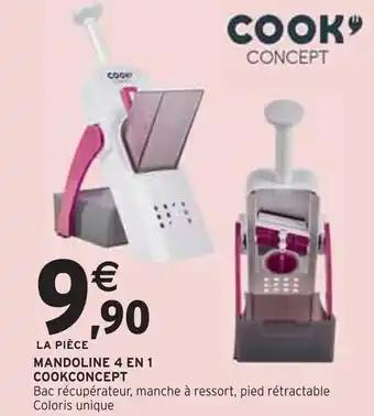 COOKCONCEPT Mandoline 4 en 1