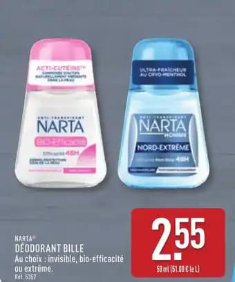 NARTA® Déodorant bille 50 ml