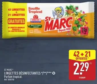 ST MARCⓇ Lingettes désinfectantes