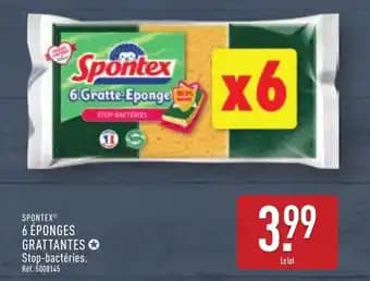 SPONTEX® 6 éponges grattantes