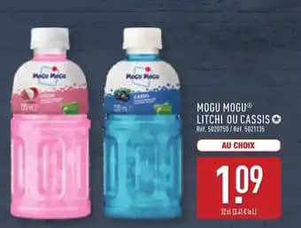 MOGU MOGUⓇ Litchi ou cassis 32 cl