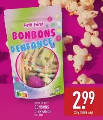 PETIT FURET Bonbons d'enfance 230 g
