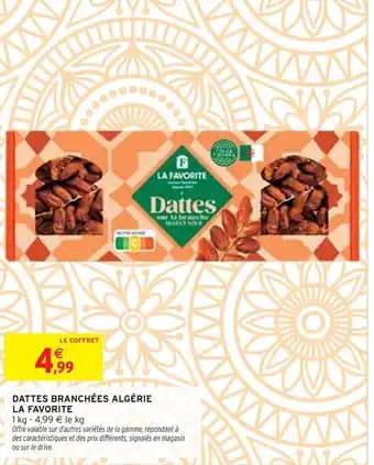 LA FAVORITE Dattes branchées algérie