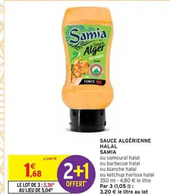 Promotion Exclusives de 7
Sauce algérienne : Découvrez l'Offre incontournable