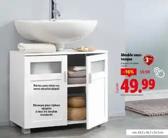 Promotion Exclusives de 2
Meuble + vasque : Découvrez l'Offre incontournable