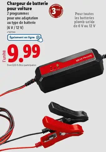 Promotion Exclusives de 9
Chargeur de batterie : Découvrez l'Offre incontournable