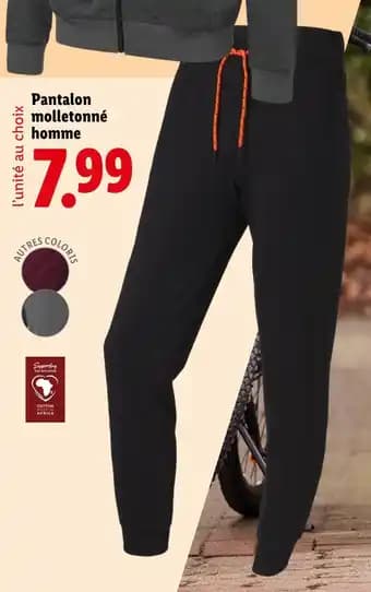 Crivit Pantalon molletonné homme