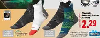 Chaussettes de running homme et femme