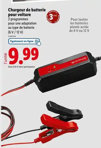 ULTIMATE Chargeur de batterie pour voiture