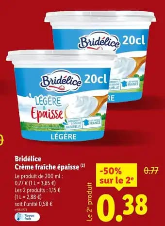 Promotion Exclusives de 4
Crème fraiche épaisse : Découvrez l'Offre incontournable
