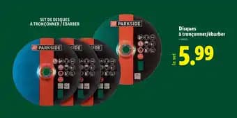 PARKSIDE Disques à tronçonner/ébarder