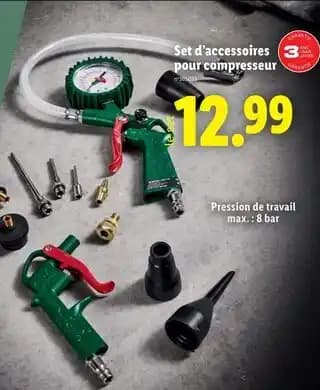 Set d'accessoires pour compresseur