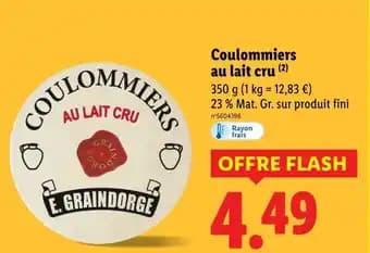 E.GRAINDORGE Coulommiers au lait cru