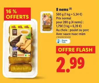 Promotion Exclusives de 6
Nems : Découvrez l'Offre incontournable