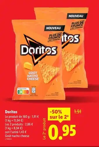 Promotion Exclusives de 4
Doritos : Découvrez l'Offre incontournable