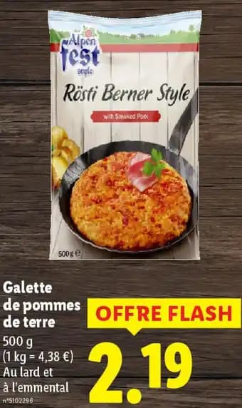 Galette de pommes de terre 500 g
