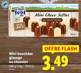 Mini bouchées glaçage au chocolat 266 g