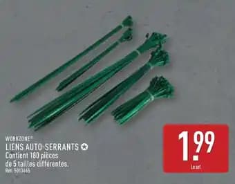 WORKZONE® Liens auto-serrants