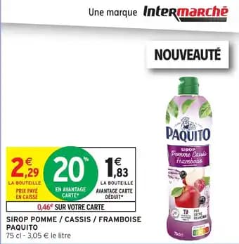 Promotion Exclusives de 12
Sirop : Découvrez l'Offre incontournable