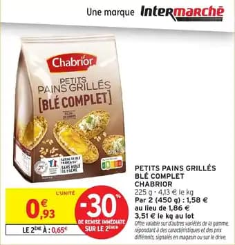 Promotion Exclusives de 3
Petits pains : Découvrez l'Offre incontournable