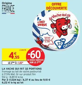 La vache qui rit 32 portions 512 g