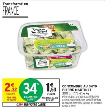 Promotion Exclusives de 1
Concombre : Découvrez l'Offre incontournable