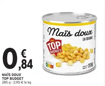 Promotion Exclusives de 38
Maïs doux : Découvrez l'Offre incontournable
