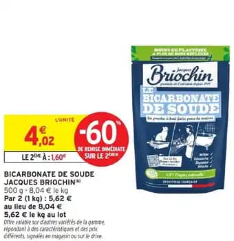 Promotion Exclusives de 3
Bicarbonate de soude : Découvrez l'Offre incontournable