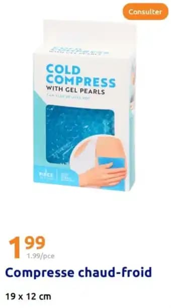 Compresse chaud-froid 19 x 12 cm