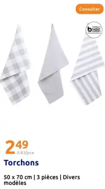 Promotion Exclusives de 2
Torchons : Découvrez l'Offre incontournable