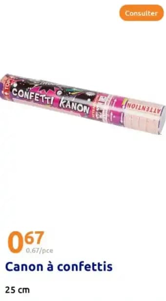 Promotion Exclusives de Canon à confettis : Découvrez l'Offre incontournable