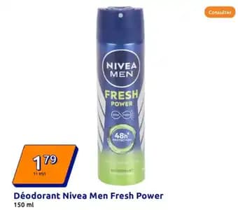 Déodorant Nivea Men Fresh Power 150 ml