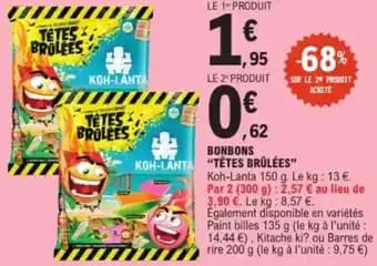Promotion Exclusives de 1
Têtes brulées : Découvrez l'Offre incontournable