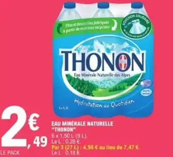 Promotion Exclusives de 46
Eau naturelle : Découvrez l'Offre incontournable
