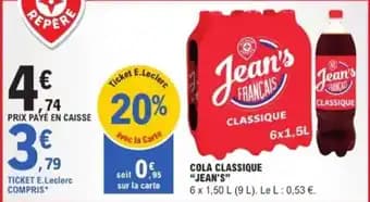 Promotion Exclusives de 15
Cola : Découvrez l'Offre incontournable