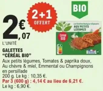 Promotion Exclusives de 7
Céréal Bio : Découvrez l'Offre incontournable