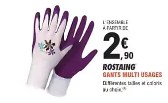 Promotion Exclusives de 2
Rostaing : Découvrez l'Offre incontournable