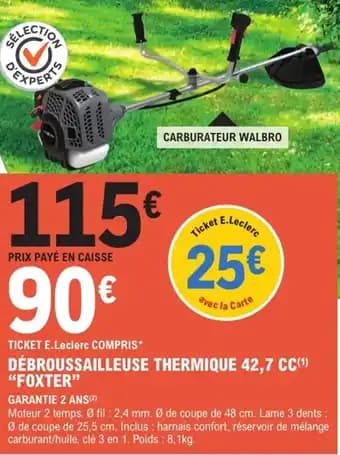 Promotion Exclusives de 5
Debroussailleuse thermique : Découvrez l'Offre incontournable