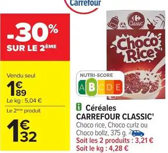 Céréales CARREFOUR CLASSIC' 375 g