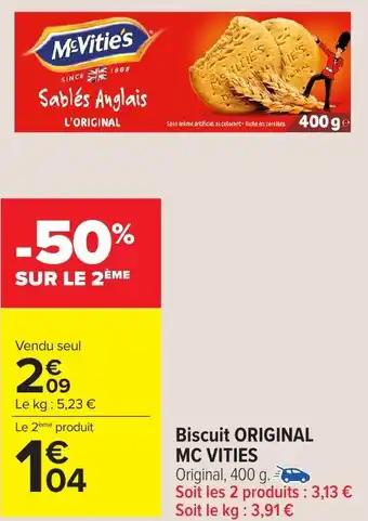 Biscuit ORIGINAL McVitie's 400 g