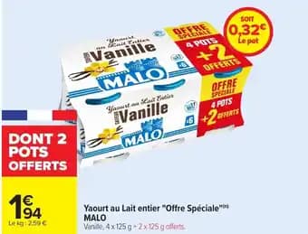 Promotion Exclusives de 10
Yaourt au lait : Découvrez l'Offre incontournable