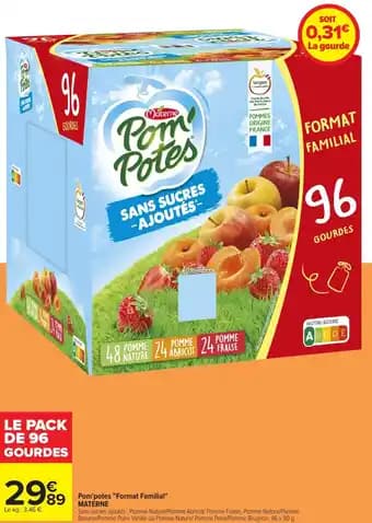 MATERNE Pom'potes "Format Familial"