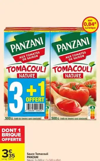 PANZANI Sauce Tomacouli